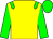 Yellow body, big-green epaulettes, big-green arms, big-green cap