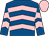 Royal blue, pink chevrons, pink cap