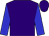 Purple, blue sleeves