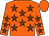 Orange, chocolate stars, orange cap