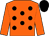 Orange Body, Black Spots, Orange Arms, Black Cap