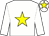 White, yellow star, yellow star on cap