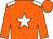 Orange Body, White Star And Shoulders, Orange Arms, Orange Cap