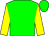 Green, yellow sleeves