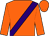 Orange, purple sash