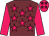 Garnet body, rose stars, rose arms, rose cap, garnet stars