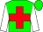 Big-green body, red  cross, white arms, green cap