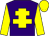 Purple, yellow cross of lorraine & sleeves, yellow cap