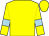 Yellow body, yellow arms, blue-light armlets, yellow cap