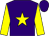 Purple, yellow star & sleeves, purple cap