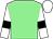 Light green, white sleeves, black armlets, white cap