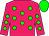 Rose body, green spots, rose arms, green spots, green cap