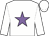 White, mauve star