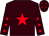 brown, red star, red stars on sleeves, red stars on cap