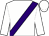 white, purple sash