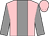 pink, grey stripe, grey sleeves