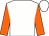 white, orange sleeves