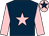 Big-blue body, rose star, rose arms, rose cap, big-blue star