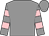 Grey, pink hooped sleeves