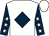 White, dark blue diamond, dark blue sleeves, white stars and cap