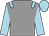 Grey, light blue epaulettes, light blue sleeves and cap