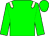 Green body, beige epaulettes, green arms, green cap