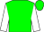 green, white sleeves