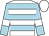 White Body, Soft Blue Hooped, Soft Blue Arms, White Armlets, White Cap