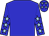 blue, light blue stars on sleeves and cap