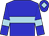 blue body, light blue hoop, blue arms, light blue armlets, blue cap, light blue diamond