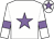 White, mauve star, armlets and star on cap