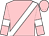 Pink, white sash and armlets