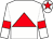 White body, red triangle, white arms, red armlets, white cap, red star