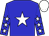 Big-blue body, white star, big-blue arms, white stars, white cap