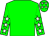 Big-green body, big-green arms, white stars, big-green cap, white stars