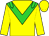 Yellow, lime green chevron and epaulets