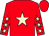 Red, beige star, red sleeves, beige stars