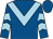 Royal blue, light blue chevron, chevrons on sleeves