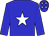 Blue, white star, white stars on cap