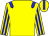 yellow, blue epaulets, striped sleeves, stripe on cap