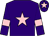 Purple, pink star, pink armlet, pink star on cap