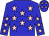 blue, pink stars