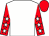 White, red sleeves, white stars, red cap