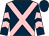 Dark blue, pink cross belts, chevrons on sleeves