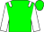 Big-green body, white epaulettes, white arms, big-green cap