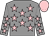 Grey, pink stars, pink cap