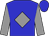 Big-blue body, grey diamond, grey arms, big-blue cap