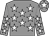 Grey, white stars, grey cap, white star