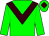 Big-green body, brown chevron, big-green arms, big-green cap, brown diamond