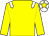 Yellow body, white epaulettes, yellow arms, white cap, yellow star